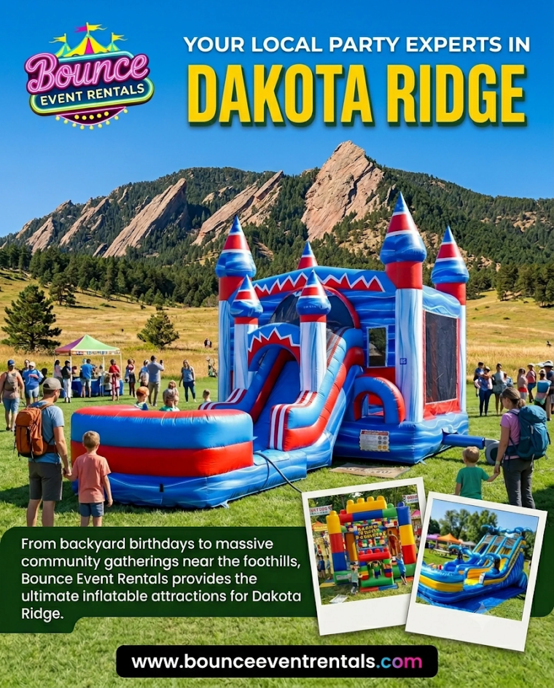In rental for Dakota Ridge CO events in ZIP code 80127